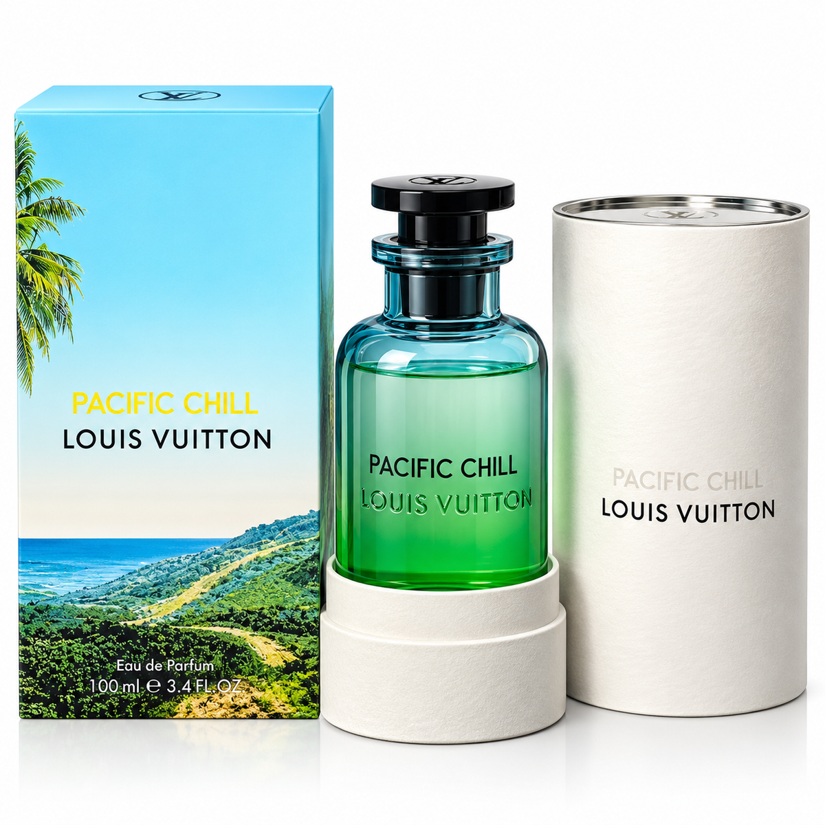 Louis Vuitton Pacific Chill Eau de Parfum Spray – 3.4 Ounce / 100 ml Unisex Citrus Fragrance