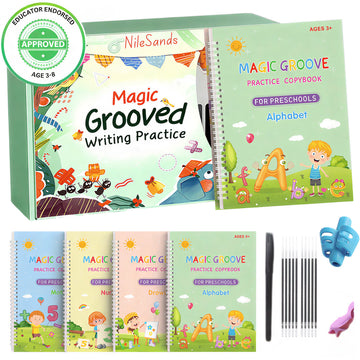 Magic Handwriting Book - 4 Reusable Practice Set