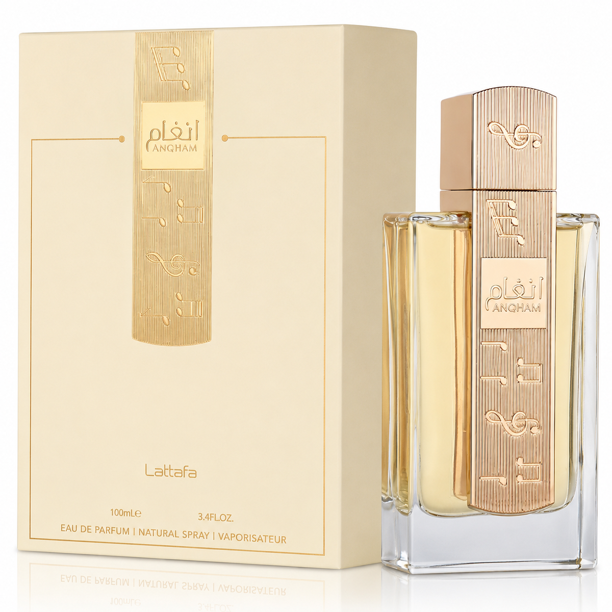 Lattafa Angham for Unisex Eau de Parfum Spray – 3.40 Ounce / 100 ml