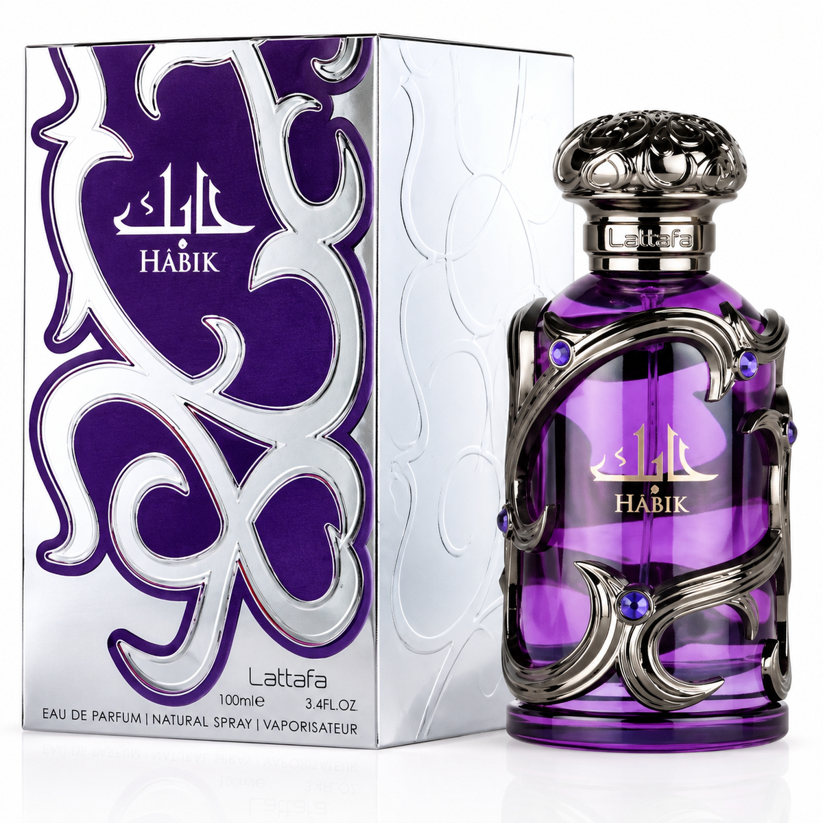 Lattafa Habik for Men Eau de Parfum Spray – 3.40 Ounce / 100 ml
