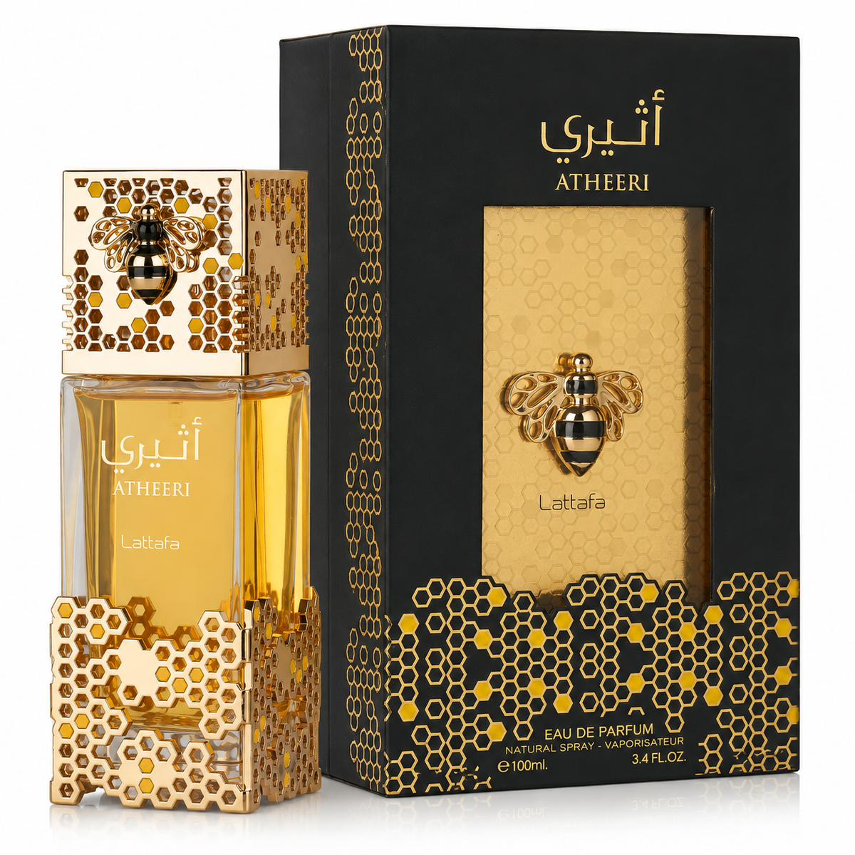 Lattafa Atheeri for Unisex Eau de Parfum Spray – 3.4 Ounce / 100 ml