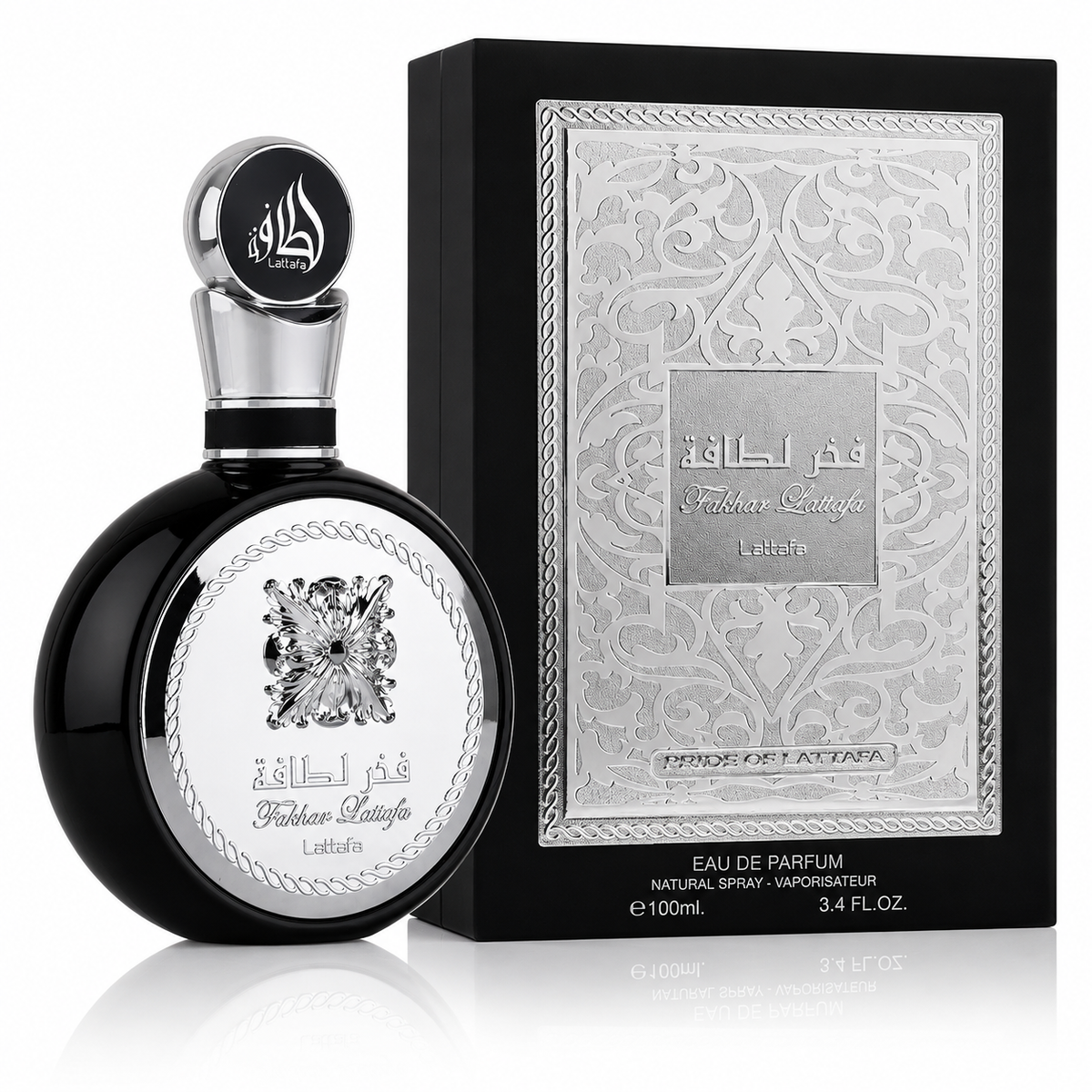 Lattafa Fakhar for Men Eau de Parfum Spray – 3.4 Ounce / 100 ml