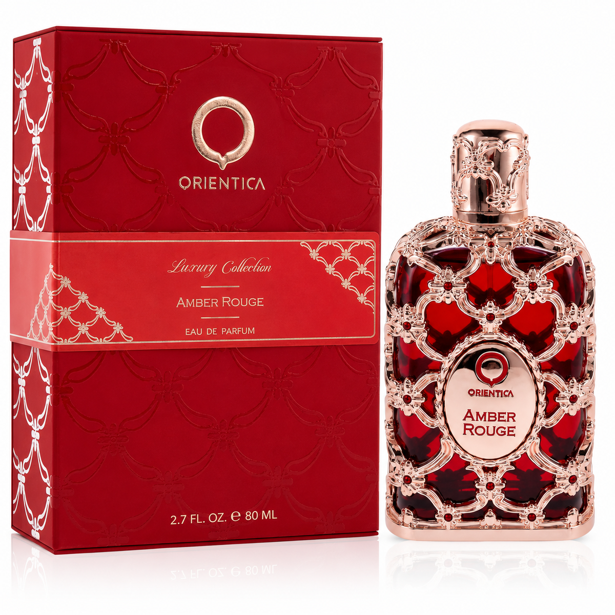 Orientica Amber Rouge Unisex Eau de Parfum Spray – 2.7 Ounce / 80 ml