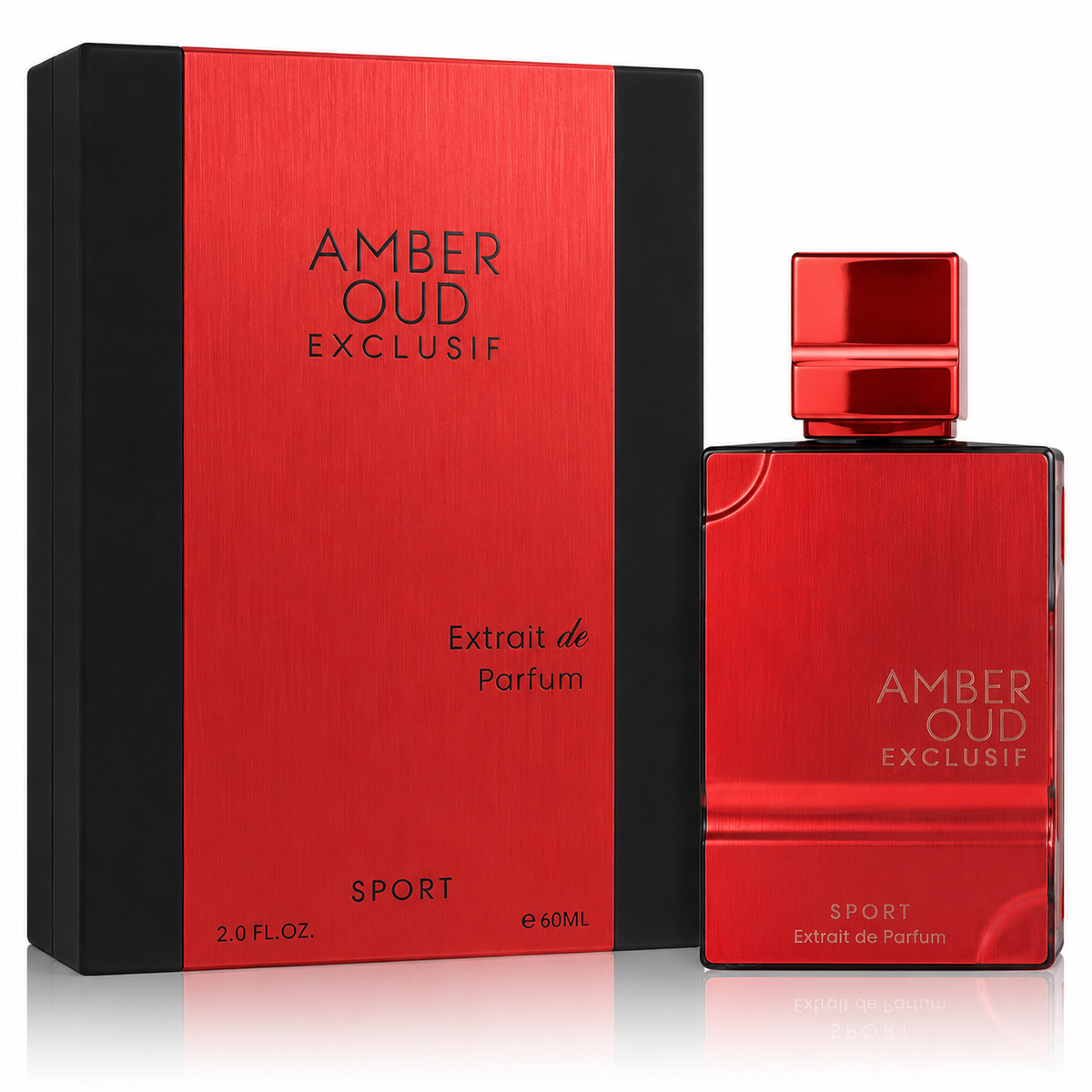 Al Haramain Amber Oud Exclusif Sport Unisex Extrait de Parfum Spray – 2 Ounce / 60 ml