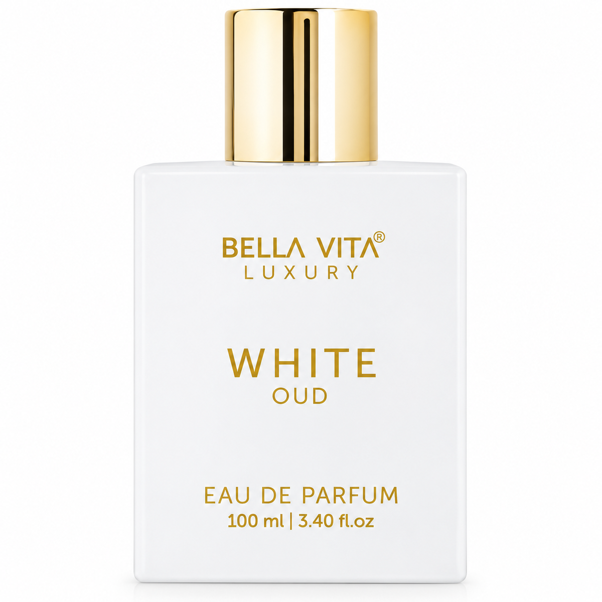 BellaVita Luxury White Oud Eau de Parfum – 3.40 Ounce / 100 ml Unisex Fragrance