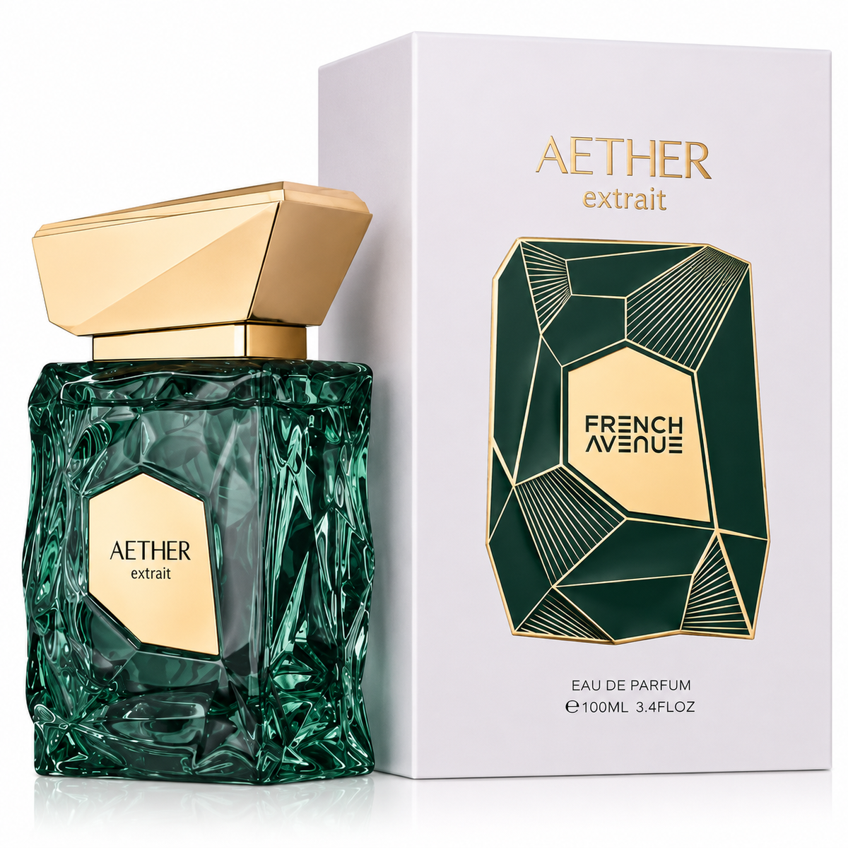 Fragrance World French Avenue Aether Extrait de Parfum for Unisex – 3.40 Ounce / 100 ml