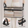 Large Clear Storage Box with Hinged Lid – Heavy-Duty High Capacity Organizer