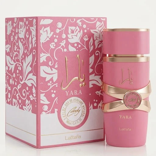 Lattafa Yara Candy Eau de Parfum Perfume for Women – 3.4 oz / 100 ml