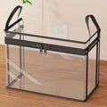 Large Clear Storage Box with Hinged Lid – Heavy-Duty High Capacity Organizer